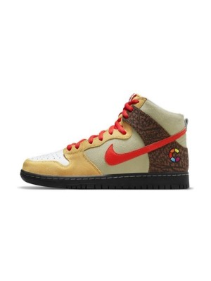 Nike SB Dunk High CZ2205-700 – Limited Edition Skate Shoes | Premium Leather & Suede, Zoom Air Cushioning, Iconic High-Top Design