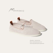 Loro Piana Venice Walk Loafer Men’s Shoes – Classic Beige Suede Luxury Slip-On FAE8124-D06N