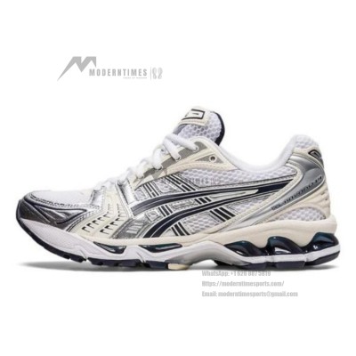 ASICS Gel-Kayano 14 White Silver – Classic Running Sneakers with Gel Technology 1202A056-109