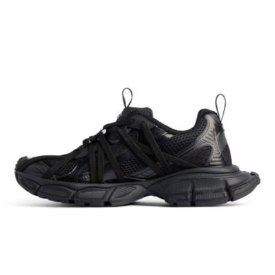 Balenciaga Runner Sneakers Black 825601W3XCH1000 – Men's Chunky Mesh Running Shoes