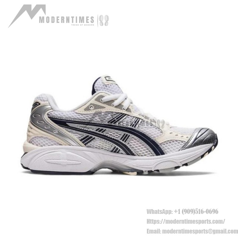 ASICS Gel-Kayano 14 White Silver – Men's Retro Running Sneakers ASICS Gel-Kayano 14 White Silver Sneakers with Gel Cushioning