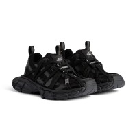 Balenciaga Runner Sneakers Black 825601W3XCH1000 – Men's Chunky Mesh Running Shoes