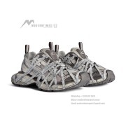 Balenciaga Runner Sneakers 778698W3XLL2097 – Coffee Brown Futuristic Chunky Designer Shoes for Men