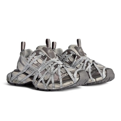 Balenciaga Runner Sneakers 778698W3XLL2097 – Coffee Brown Futuristic Chunky Designer Shoes for Men