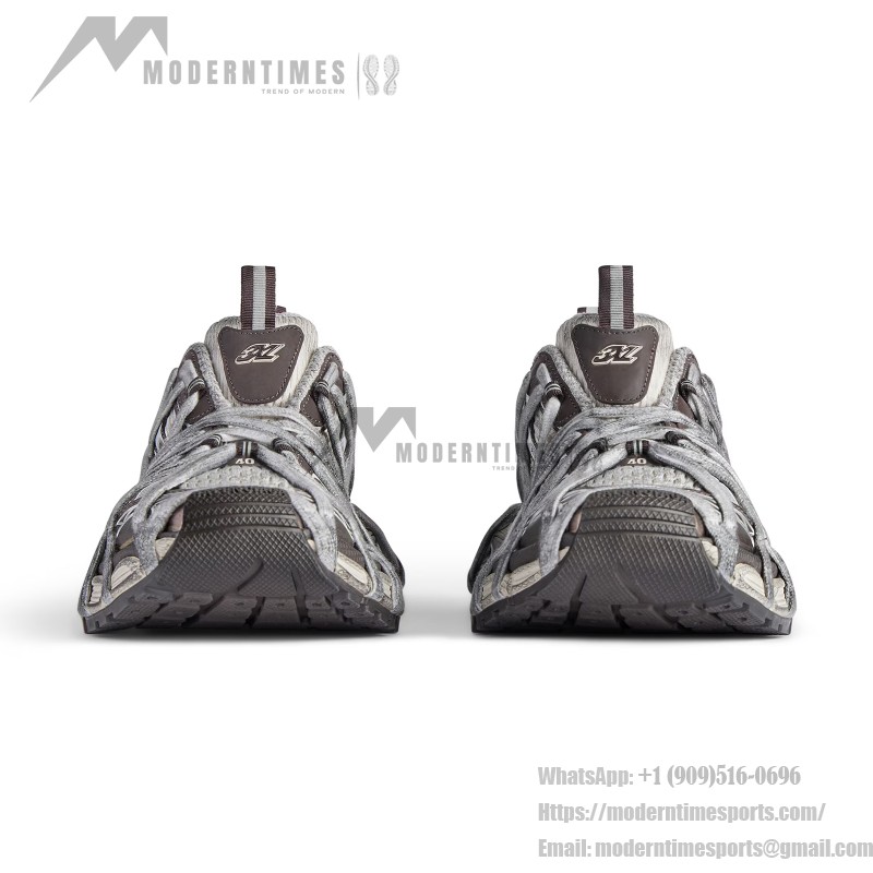 Balenciaga Runner Coffee Brown Chunky Sneakers 778698W3XLL2097 Balenciaga Runner Sneakers Coffee Brown 778698W3XLL2097 Side View