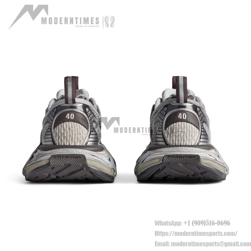 Balenciaga Runner Coffee Brown Chunky Sneakers 778698W3XLL2097 Balenciaga Runner Sneakers Coffee Brown 778698W3XLL2097 Side View