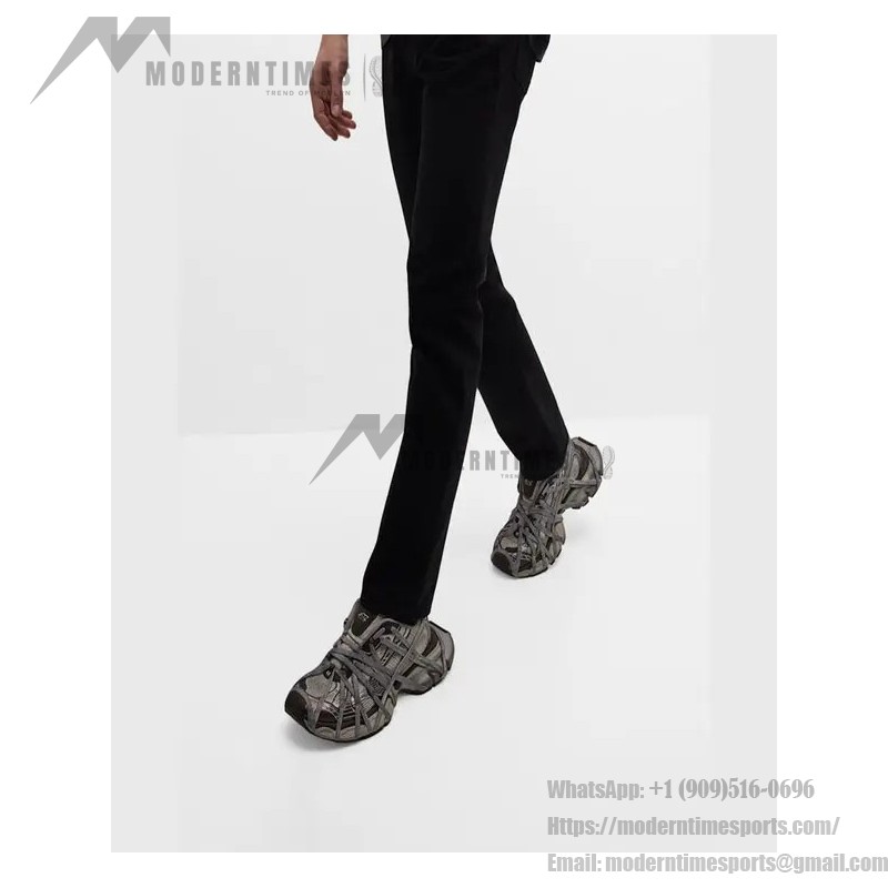 Balenciaga Runner Coffee Brown Chunky Sneakers 778698W3XLL2097 Balenciaga Runner Sneakers Coffee Brown 778698W3XLL2097 Side View