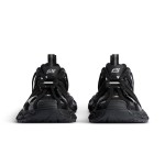 Balenciaga Runner Sneakers 825601W3XCH1000 in Black Mesh Balenciaga Runner Sneakers Black Mesh 825601W3XCH1000 Side View