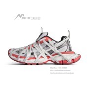 Balenciaga Runner Sneakers 778698W3XLL1261 – Red White Futuristic Chunky Designer Shoes for Men