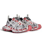 Balenciaga Red White Runner Sneakers – Model 778698W3XLL1261 Balenciaga Runner Sneakers 778698W3XLL1261 red and white futuristic chunky shoes