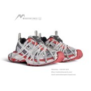 Balenciaga Runner Sneakers 778698W3XLL1261 – Red White Futuristic Chunky Designer Shoes for Men
