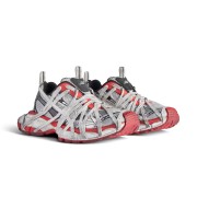 Balenciaga Runner Sneakers 778698W3XLL1261 – Red White Futuristic Chunky Designer Shoes for Men