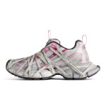 Balenciaga Runner Sneakers Pink Silver – 778697W3XLL9115 Balenciaga Runner Sneakers 778697W3XLL9115 in Pink Silver – Futuristic Mesh Chunky Shoes