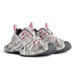 Balenciaga Runner Sneakers Pink Silver – 778697W3XLL9115 Balenciaga Runner Sneakers 778697W3XLL9115 in Pink Silver – Futuristic Mesh Chunky Shoes
