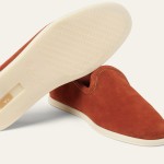 Loro Piana Venice Walk Loafer Men’s Shoes Dark Brick Suede Slip-On