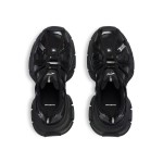 Balenciaga Runner Sneakers 825601W3XCH1000 in Black Mesh Balenciaga Runner Sneakers Black Mesh 825601W3XCH1000 Side View