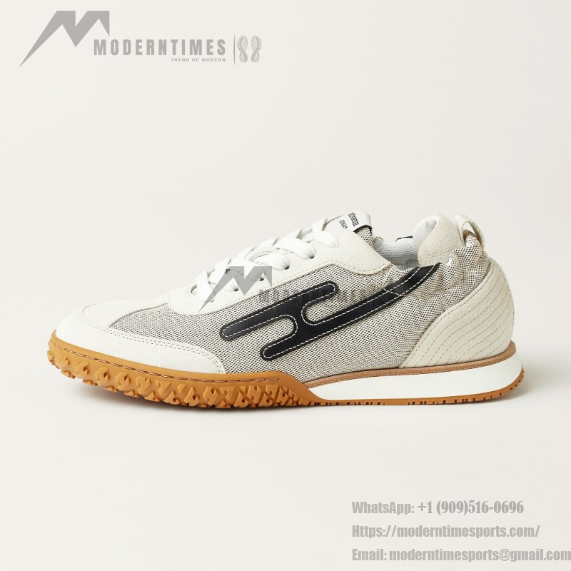 HERMES Jet Sneaker Multicolore Prunoir luxury designer sport shoe side view