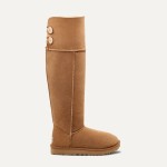 UGG ウィメンズ オーバー ザ ニー ベイリー ボタン ブーツ チェスナット 1007536 - ニーハイブーツ