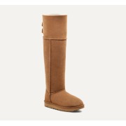 UGG Damen Over-The-Knee Bailey Button Stiefel Chestnut 1007536 - Stilvolle und warme Overknee-Winterstiefel