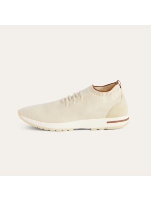 Loro Piana Loro 360 LP Flexy Walk Sneaker FAN9467-106O Men – Pure Dunes Melange Luxury Casual Shoes