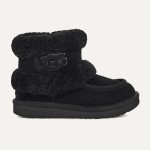 UGG Damen Over The Knee Stiefel 1143701 - Schwarze Schafsleder Winterstiefel