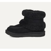 UGG 1143701 レディース オーバーザニーブーツ - 冬の快適なブラックシープスキン