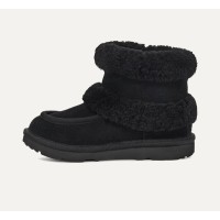 UGG 1143701 レディース オーバーザニーブーツ - 冬の快適なブラックシープスキン