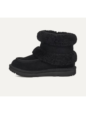 UGG 1143701 レディース オーバーザニーブーツ - 冬の快適なブラックシープスキン