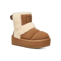 UGG Damen Platform Stiefeletten 1144046 - Kastanienbraunes Schaffell für Winterkomfort und Stil