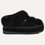 UGG レディースプラットフォームスリッパ 1146390 ブラックのシープスキン裏地付き