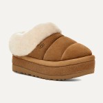UGG Women's Platform Slipper 1146390 in Chestnut with Sheepskin Lining