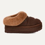 UGG Women's Platform Slipper 1146390 in Dark Brown with Sheepskin Lining