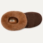 UGG Women's Platform Slipper 1146390 in Dark Brown with Sheepskin Lining
