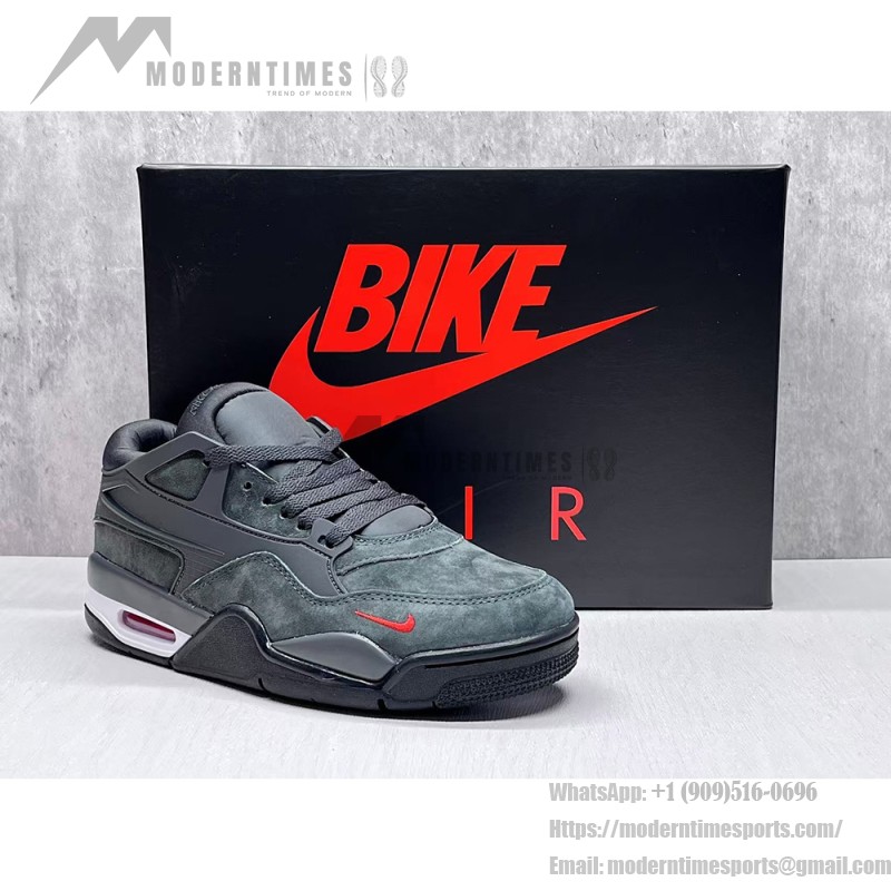 Air Jordan 4 RM x Nigel Sylvester "Driveway Grey" HF4334-004 collaborative low-top sneakers in grey