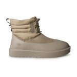 UGG Classic Mini Lace-Up Weather Boot Beige 1120849 - Waterproof Sheepskin Boots for All-Weather Comfort