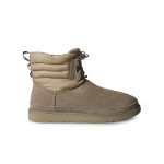 UGG Classic Mini Lace-Up Weather Boot Beige 1120849 - Waterproof Sheepskin Boots for All-Weather Comfort