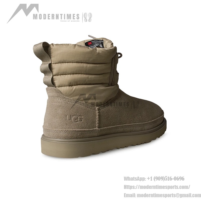 UGG Classic Mini Schnürstiefel Wetterfest Beige 1120849 - Wasserdichte Schaffellstiefel für Allwetter-Komfort