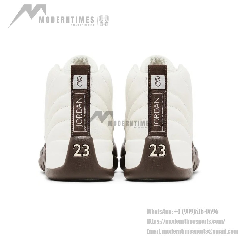 Air Jordan 12 Retro SoleFly FZ5026-100 - 화이트와 바로크 브라운 액센트
