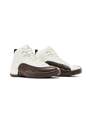 에어 조던 12 레트로 SoleFly FZ5026-100 - 고급스러운 스타일을 위한 클래식 화이트와 풍부한 바로크 브라운 액센트
