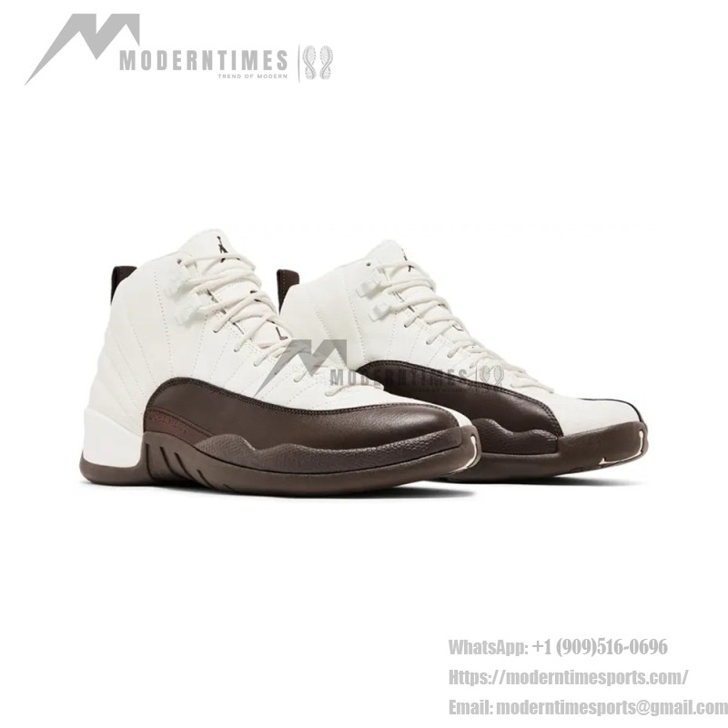 Air Jordan 12 Retro SoleFly FZ5026-100 - 화이트와 바로크 브라운 액센트