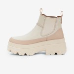 UGG Damen Brisbane Chelsea Stiefel Sea Salt 1143842-SSAL - Wildleder-Plateaustiefel