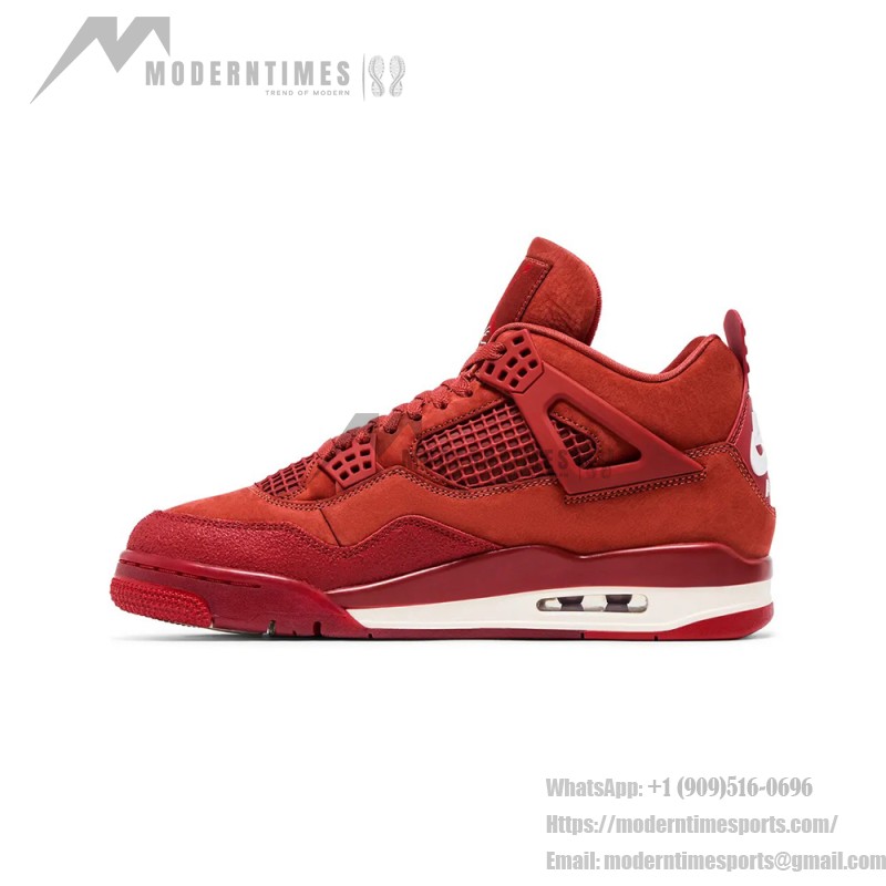 Nigel Sylvester x Air Jordan 4 Brick By Brick Men's and Women's Shoes Side View
