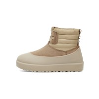 UGG Classic Mini Schnürstiefel Wetterfest Beige 1120849 - Wasserdichte Schaffellstiefel für Allwetter-Komfort