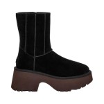 UGG 1158313 W Classic Twin Seam New Heights ブラックスエード プラットフォームブーツ