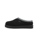 UGG Tasman Slipper Black 20230916_012356_526 with Sheepskin Lining and Tasman Embroidery