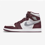 Air Jordan 1 High OG 'Bordeaux' 555088-611 with Elegant Bordeaux Colorway