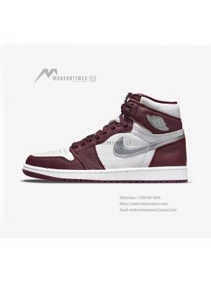 Air Jordan 1 High OG 'Bordeaux' 555088-611 Elegant Bordeaux Colorway, Classic Design
