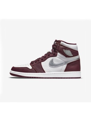 Air Jordan 1 High OG 'Bordeaux' 555088-611 Elegant Bordeaux Colorway, Classic Design