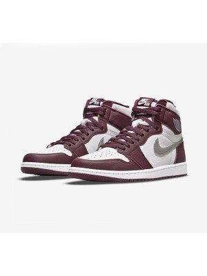 Air Jordan 1 High OG 'Bordeaux' 555088-611 Elegant Bordeaux Colorway, Classic Design