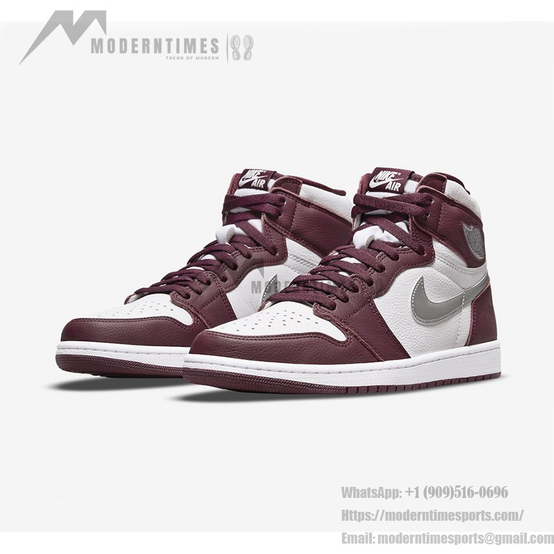 Air Jordan 1 High OG 'Bordeaux' 555088-611 with Elegant Bordeaux Colorway